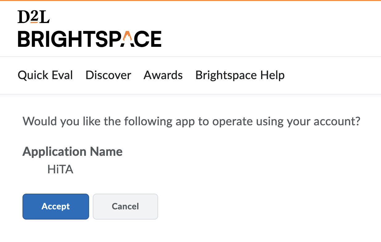Approve D2L Connection