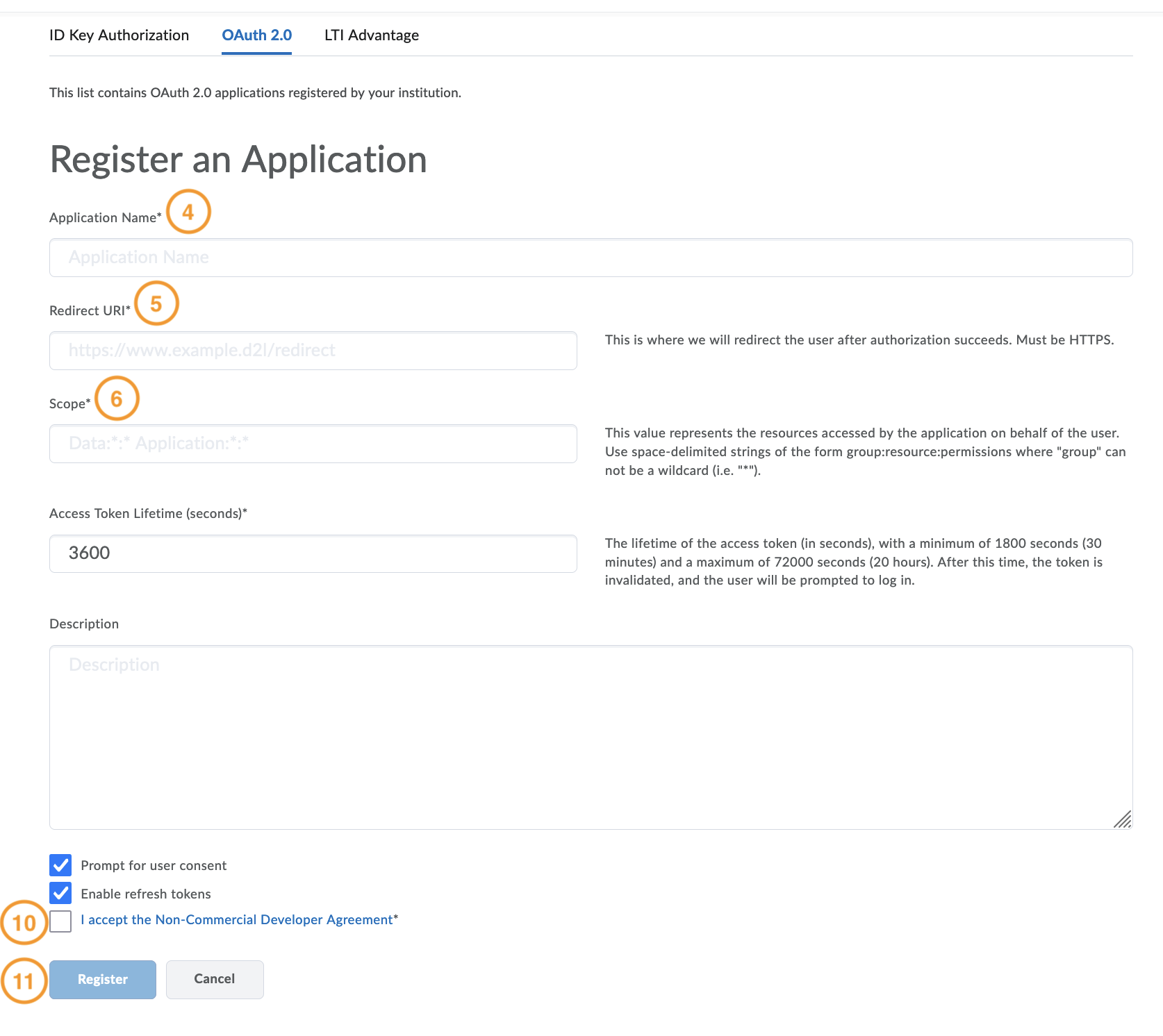 D2L Register