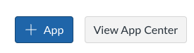 External Apps page with + App button to create new app