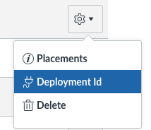 External Apps page with settings cog for HiTA app