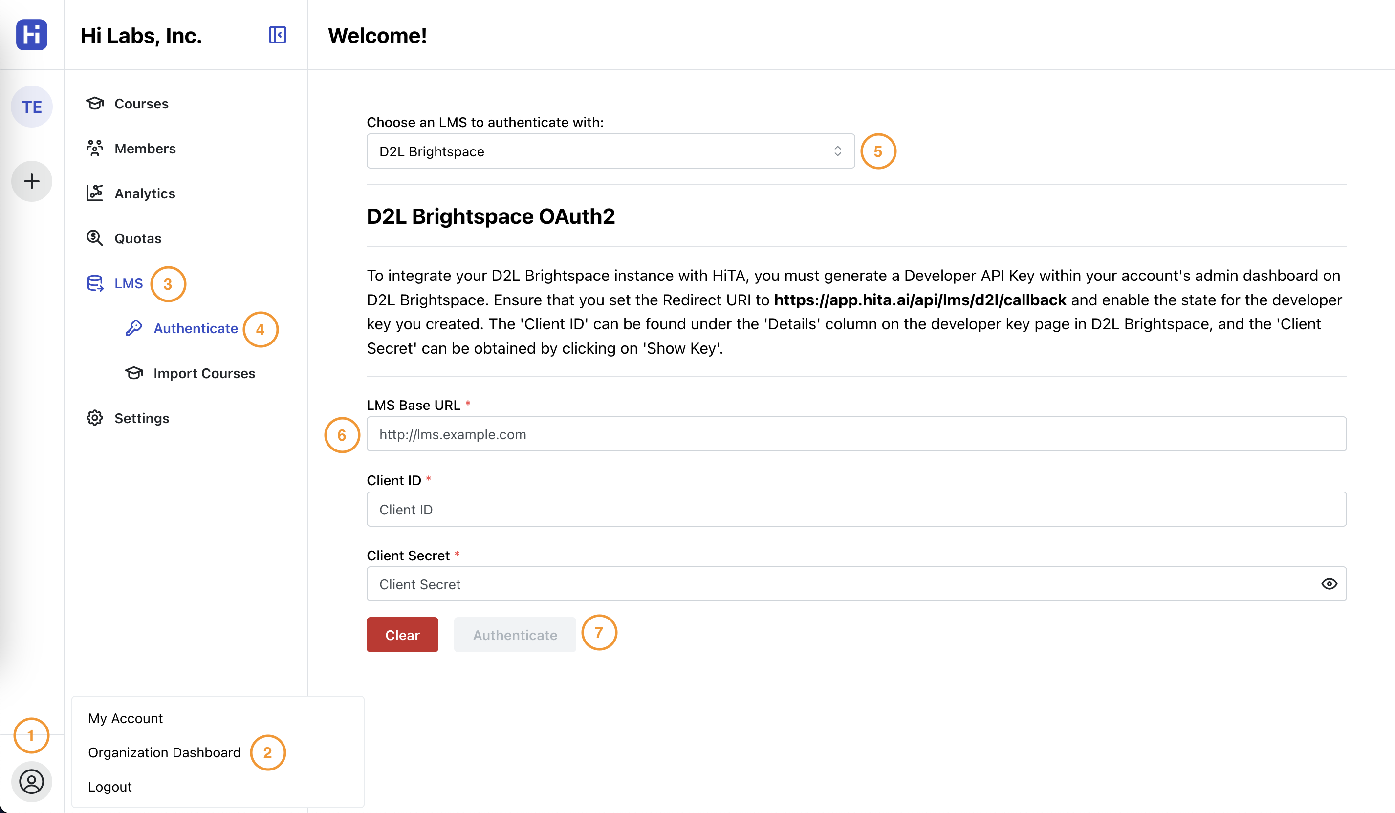 D2L Org Authentication