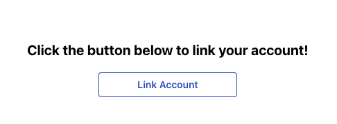 Account linking interface with button to link Canvas and HiTA accounts
